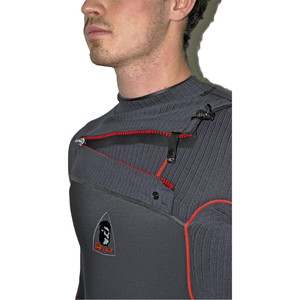 Jack O'Neill Legend 5/4mm GBS Chest Zip Wetsuit Black / Red - LTD EDITION 1723